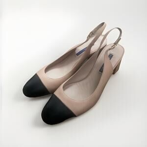 Stuart Weisman Woman Shoes Size 7 Tan/Black